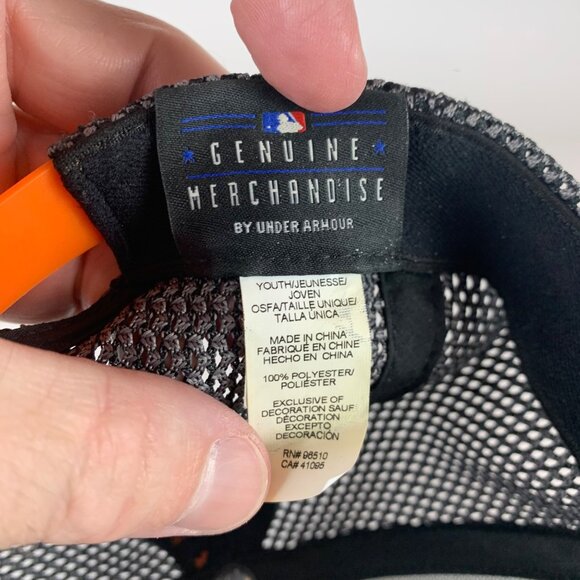 Baltimore Orioles MLB Youth Gray Black Under Armour Snapback Hat - Picture 5 of 5